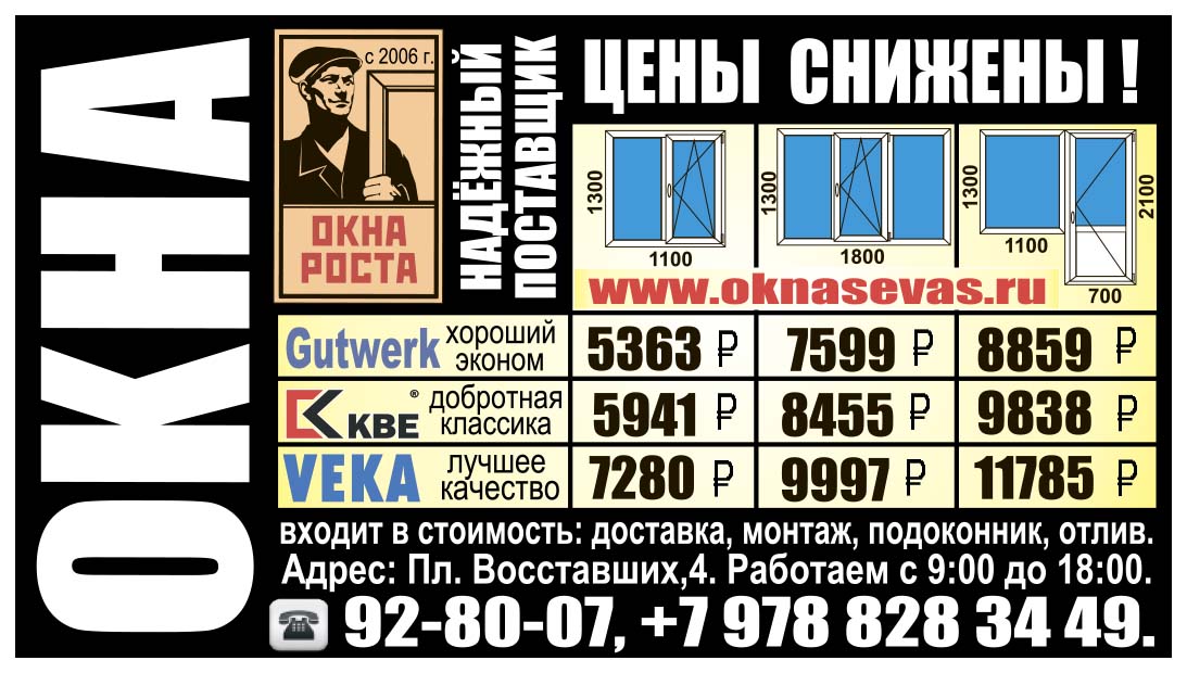 цены на металлопластиковые окна